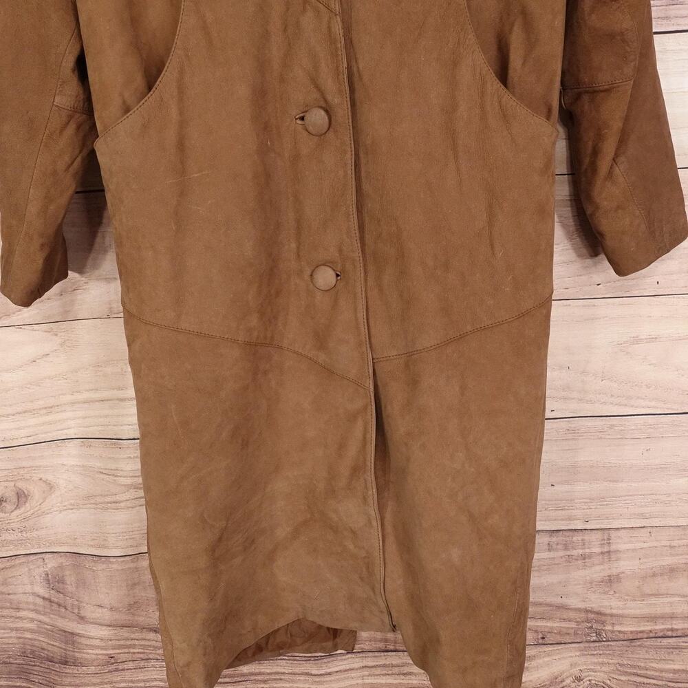 Wilsons Adventure Bound Originals Coat Womens PXS Brown Suede Leather Thinsulate - Picture 2 of 16